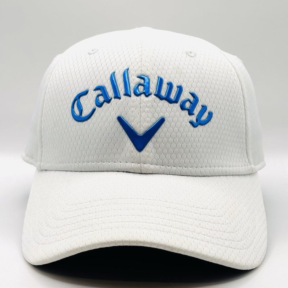 Callaway Hat Golf Running Snapback Cap Hat White Odyssey Adjustable One Size